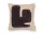 Lay Cushion, sand/dark brown
