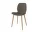 Seed Dining Chair Wood Upholstered, white pigmented oak / Memory dark beige