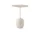Lato Side Table LN8, oak/crema diva marble