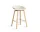 AAS 32 Bar Stool Low Oak Veneer, melange cream