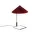 Matin 300 Table Lamp, polished brass / oxide red