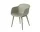 Fiber Armchair Wood Base, dusty green