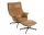 Doze Lounge Chair & Ottoman, Refine Leather Cognac / anthracite