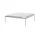 Sett LN13 Coffee Table, dark chrome  / Bianco Carrara marble
