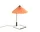 Matin 300 Table Lamp, polished brass / peach