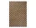 Check Wool Jute Rug 200x300, coffee/natural