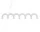 Arch Straight Pendant, white