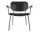 Co Lounge Chair, black oak/Re-wool 0198