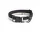 Dogs Collar Flat S/M, black/white