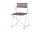 X-Line Chair Chrome, iron red
