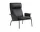 Muno Lounge Chair LN17 High Back w. Arms, black
