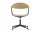 Mynt Office Chair Plywood, natural oak/black