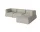 Arke Garden Corner Sofa 3 Modules with Pouf Sand, Right