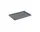 Colour Crate Lid Plastic Small, charcoal