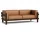 Kube 3-Seater Sofa Dark Brown, Ultra 41574