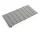 Terrazza Folding Seat Cushion, grey bold stripe