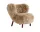 Little Petra VB1 Lounge Chair, walnut/sheepskin Honey