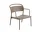 Linear Steel Lounge Armchair, taupe