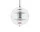 VP Globe Ø40 Pendant Light, brushed alu/orange