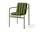 Palissade Dining Armchair Soft Quilted Cushion, olive