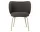 Rico Dining Chair, Hallingdal dark grey brown / cashmere