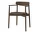 Merge Dining Chair with Armrest, dark oiled oak