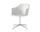 Rely Armchair HW38, polished aluminium / oyster