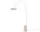 Arum Arched Floor Lamp, cashmere