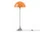 Panthella 500 Floor Lamp, original opal orange