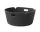 Restore Round Basket, black melange