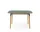 Form Table 120x120 cm Oak, green