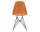 Eames Plastic Side Chair DSR, rusty orange