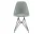 Eames Fiberglass Side Chair DSR, sea foam green/black