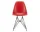 Eames Fiberglass Side Chair DSR, red