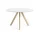 Copenhague CPH 20 Table Ø120, oak/white laminate