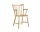 J42 Chair, lacquered oak