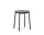 Circa Stool, black aluminum