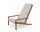 Between Lines Deck Chair Cushion, papyrus