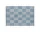 Check Rug 140x200 cm, light blue