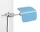 Apex Clip Lamp, pastel blue