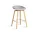 AAS 32 Bar Stool Low Oak Veneer, concrete grey