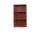 Haze Wall Cabinet Reeded Glass, oxide red