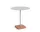 Terrazzo Table Ø70, red terrazzo / sky grey