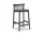 Pind Barstool 65 cm, black stained ash