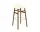 Form Bar Chair 75 cm Walnut, cream
