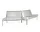 Palissade Park Dining Bench Out/Out set of 2, sky grey