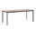 Drip HW116 Dining Table, black/lacquered oak