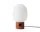 JWDA Table Lamp, red travertine