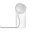 Topan VP14 Floor Lamp, chrome-plated
