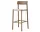 Betty TK15 Bar Chair, smoked oak/natural